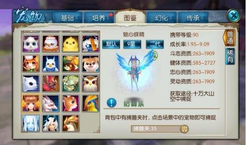 诛仙手游怎么抓宠物