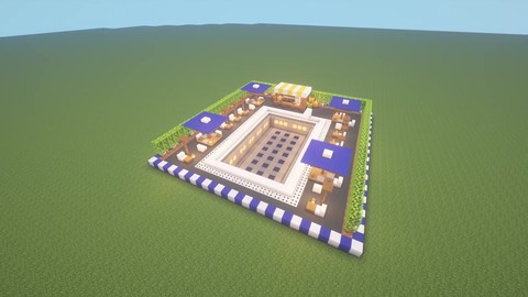 我的世界怎么建游泳池