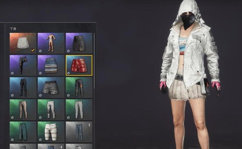 绝地求生白裙子怎么买