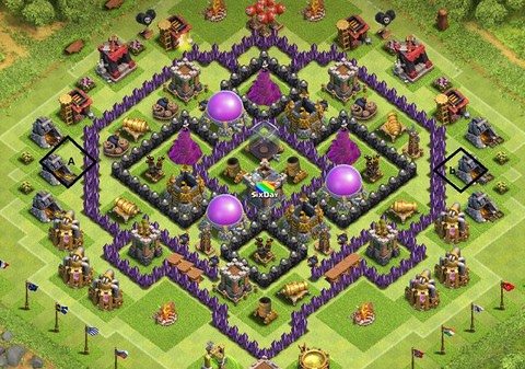 部落冲突怎么打八本