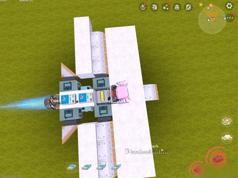 迷你世界怎么飞机图片