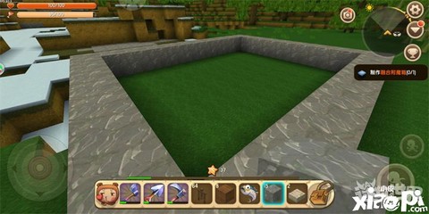 迷你世界如何做草地