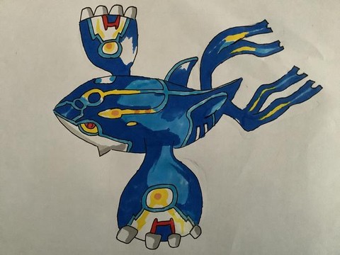 神奇宝贝盖欧卡怎么画[图2]