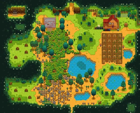 星露谷物语树丛怎么砍