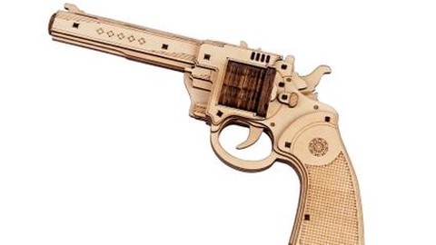 迷你世界左轮枪怎么做