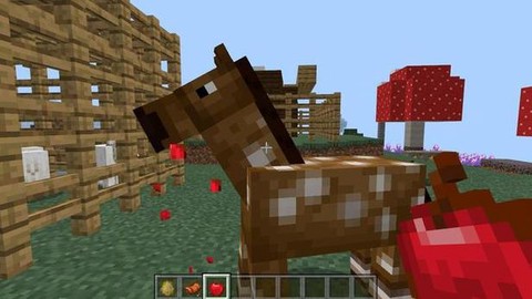 我的世界手机版马怎么驯服