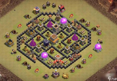 部落冲突八本如何配兵