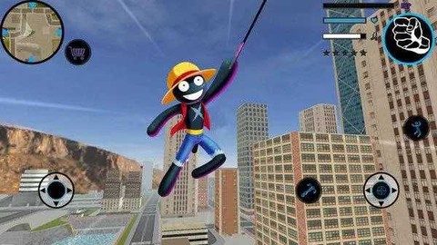 火柴人绳索英雄无限金币版下载图1