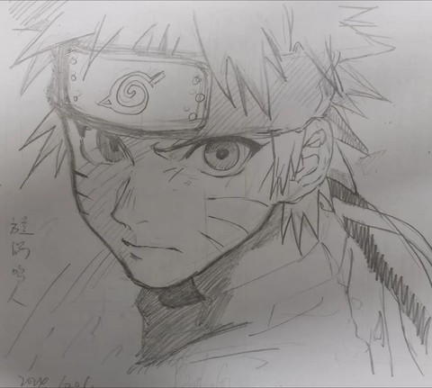 火影忍者鸣人怎么画