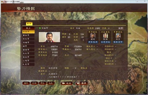 三国志13如何还城