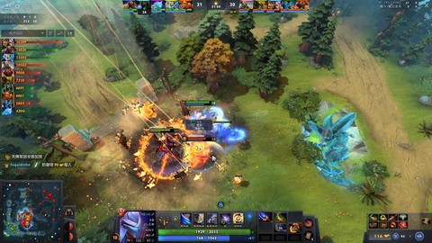 dota2怎么发冲锋