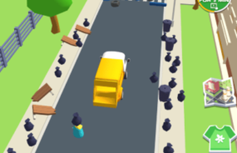 城市垃圾清洁工图3