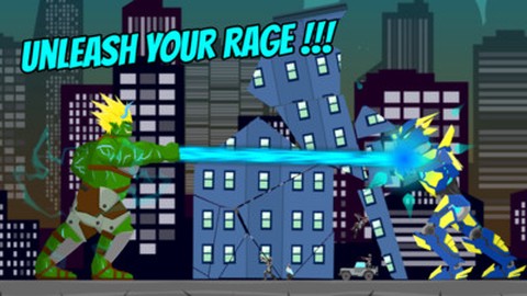 绿巨人摧毁城市图1