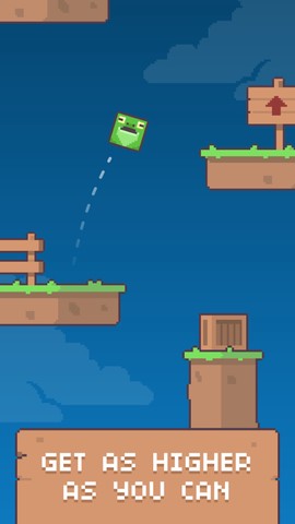 绿脸方块弹跳图1