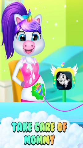 呵护独角兽妈妈图1