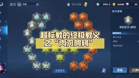 王者荣耀什么符文通用