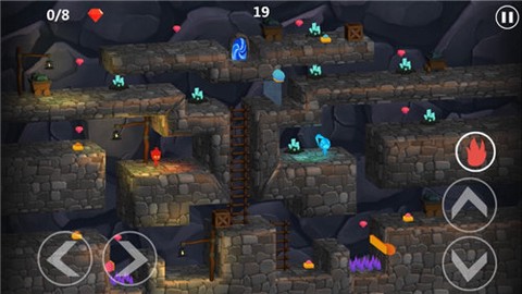 森林冰火人3D版图1