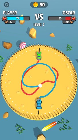 汽车决斗：画条线图2