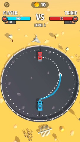 汽车决斗：画条线图3