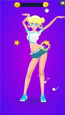 卡通女孩舞蹈图2