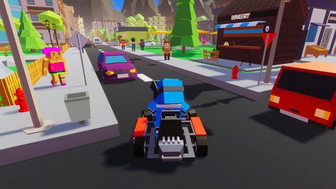 王牌盘山赛车像素图2