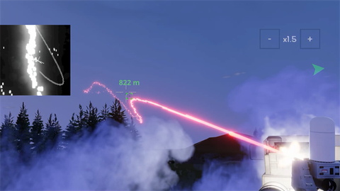 陆基密集阵模拟器图1