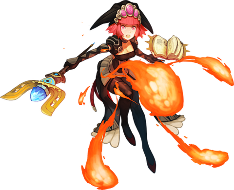 龙之谷火舞带什么武器