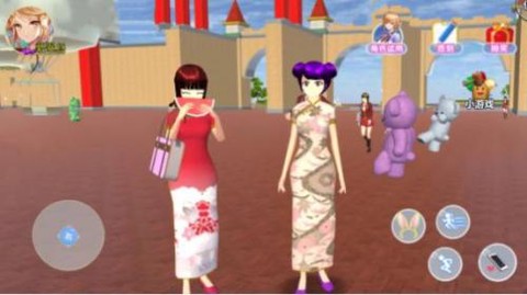 樱花校园粉色少女图1