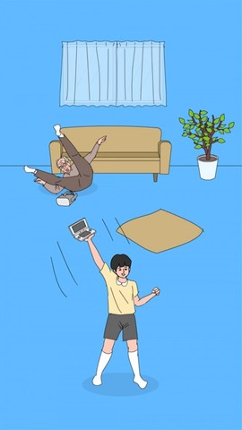 小明把试卷藏起来了图3