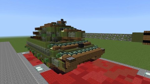 我的世界怎么造坦克