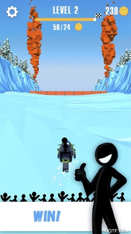 火柴人雪橇赛图3