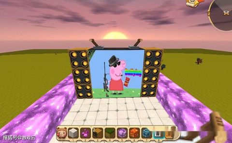 迷你世界如何做电视机