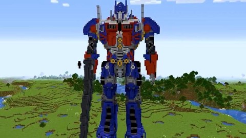 我的世界擎天柱怎么造[图1]