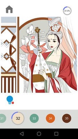 二次元数字填色图2