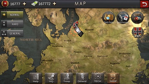 二战名将：策略战争游戏图3