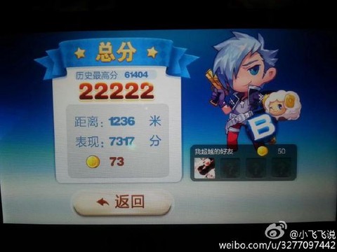 天天酷跑分数怎么算的[图2]