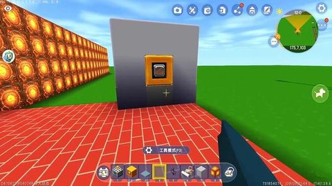 迷你世界精铁门怎么打开