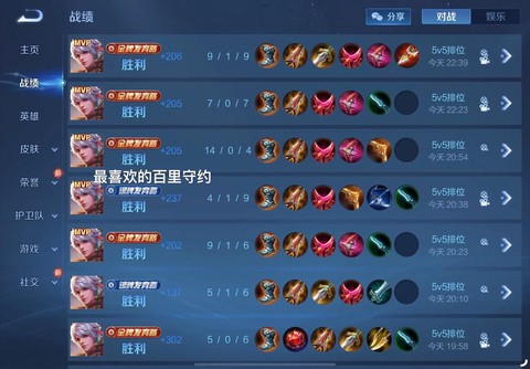 王者荣耀怎么不让别人看历史战绩