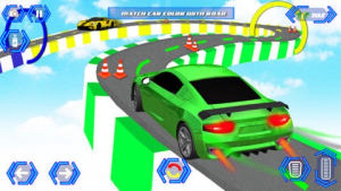 彩色汽车轨道特技赛[图1]