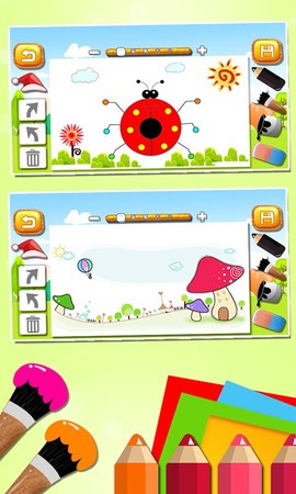 恐龙汽车动画涂鸦图1