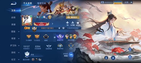 王者荣耀怎么看段位