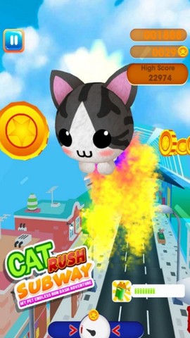 卡通猫无尽酷跑图1