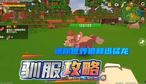 迷你世界如何驯服狼