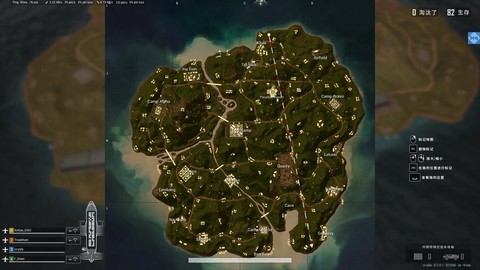 绝地求生大地图怎么看