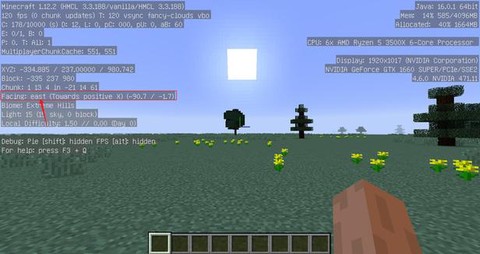 我的世界怎么打开坐标