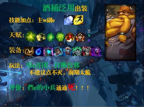 英雄联盟酒桶怎么出装[图1]
