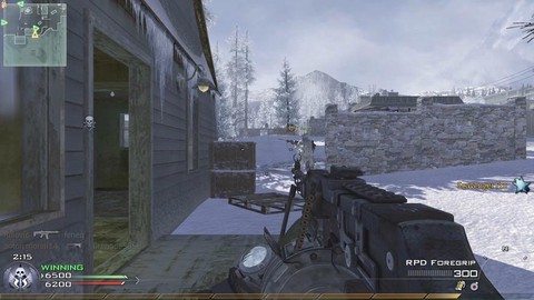 使命召唤6雪地怎么过