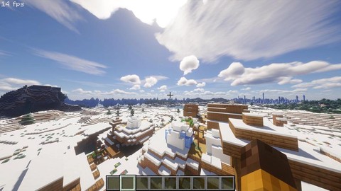 我的世界怎么找到雪地