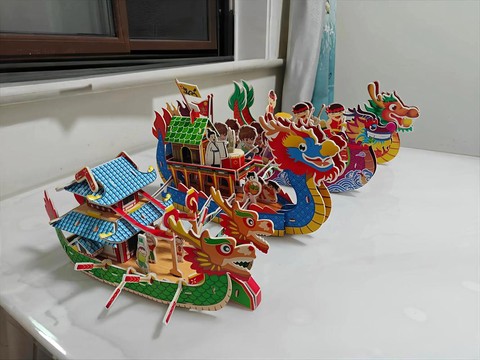 迷你世界怎么造龙舟