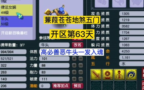 梦幻西游牛头怎么加点